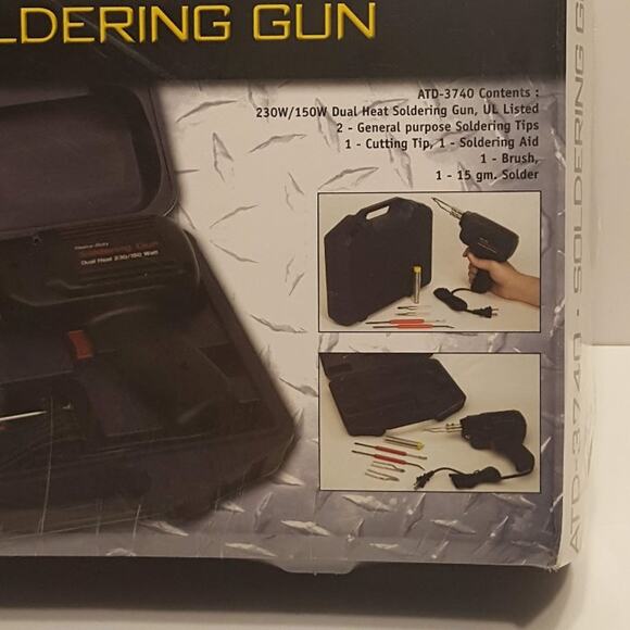 ATD Tools 3740 8-Piece Dual Heat Soldering Gun Kit . - Picture 3 of 8